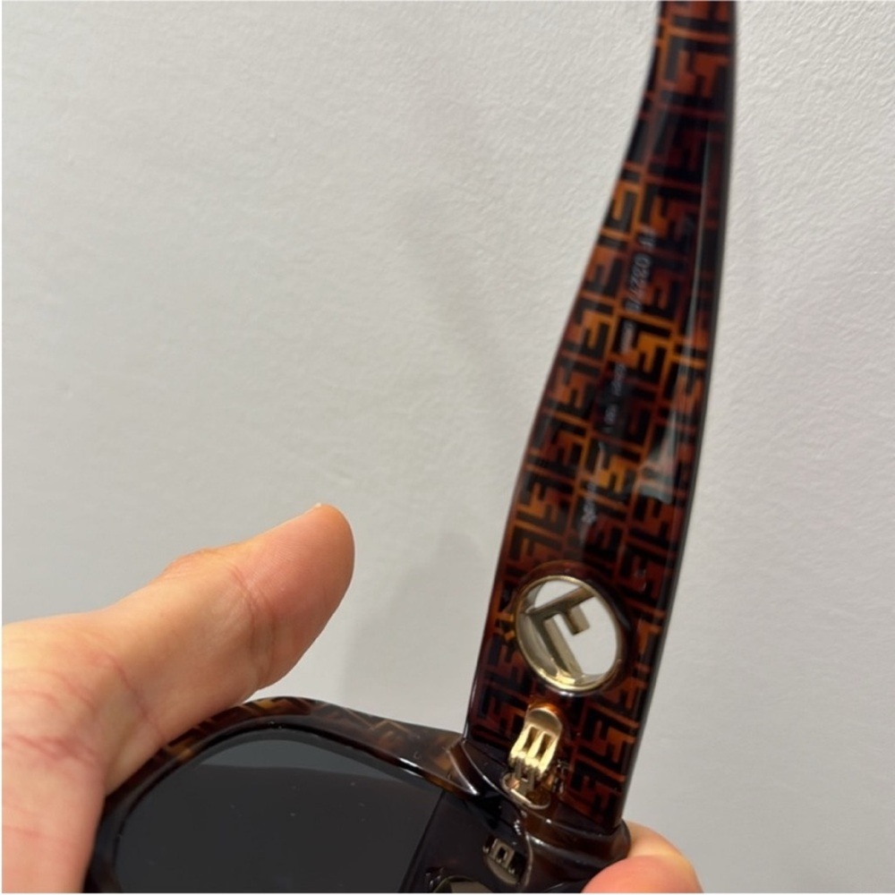 Fendi Women's Cat-Eye Sunglasses - Black and Brown - Picture 13 of 13